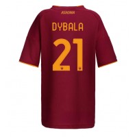 Stroje piłkarskie AS Roma Paulo Dybala #21 Koszulka Podstawowej dla damskie 2025-26 Krótki Rękaw